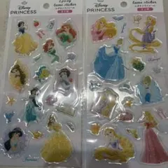 Disney プリンセス エポキシシール 2種セット　seria