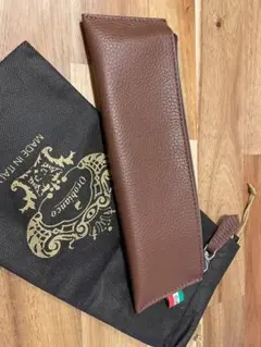 OROBIANCO ジッパー付きレザーペンケースのサムネイル