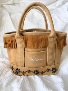 【美品】Ron Herman ロンハーマン フリンジ トートバッグのサムネイル