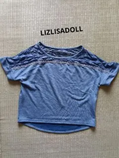 LIZ LISA doll ブルー 半袖Tシャツ　カットソーのサムネイル