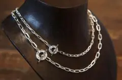 ★美品★　アリゾナフリーダム　シルバー チェーンネックレス T-144