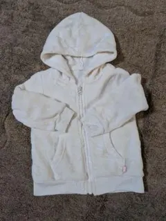 パーカー 90cm ホワイト