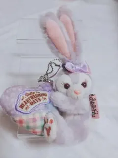 未使用☆ステラルーぬいぐるみボールチェーン ストラップ付 ハートウォーミング