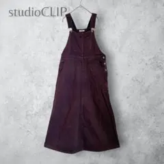 【studioCLIP スタジオクリップ】　ジャンパースカート　サロペットワンピ