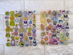 たまごっち 平成ハッピーフォンシール ぷくキラチャームステッカー 4シート