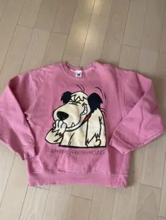 90s USA製 Wacky Races ケンケン 裏地プリント スウェット M