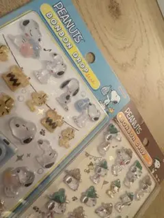 PEANUTS BONBON DROP スヌーピーシール2パック