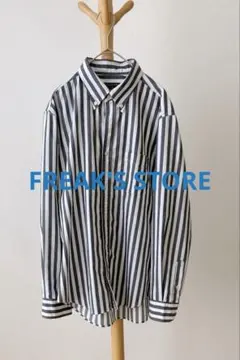 FREAK'S STORE ストライプ 長袖シャツ Lサイズのサムネイル