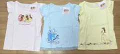 新品未使用ディズニープリンセス Tシャツ 3枚セット　UNIQLO