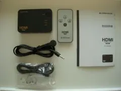 HDMIセレクタ HDMI切換器 3台用 リモコン付のサムネイル