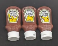 HEINZ トマトケチャップ ピカチュウデザイン ポケモン　3本セットのサムネイル