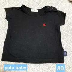 POLO Baby Tシャツ ブラック 80cmのサムネイル