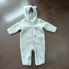baby GAP フード付きフリースアウター 6-12ヶ月 グレー