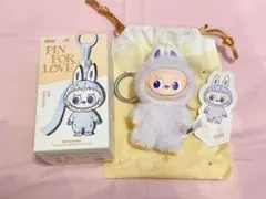 POPMART LABUBU イニシャル ぬいぐるみ ペンダント 【E】