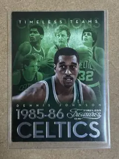 デニス・ジョンソン 1985-86 ボストン・セルティックス カード