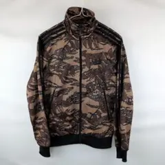 【アディダスオリジナルス】トラックジャケット カモフラ 総柄 XS