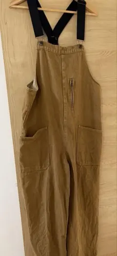 ニコアンド＊ワークサロペット　キャメル