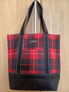 L.L.Bean エルエルビーン　チェック柄 トートバッグ
