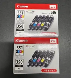 新品未開封4セット大容量版Canon BCI-351XL+350XL6色 - メルカリ