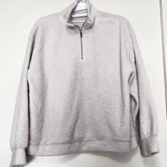 ◉新品未使用◉アイボリー　 ハーフジップ フリースジャケット