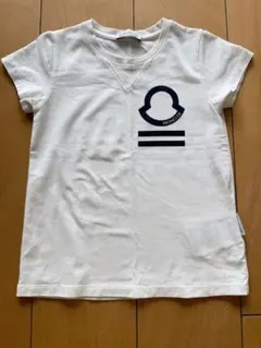 MONCLER ロゴプリント 半袖Tシャツ ホワイト　4Aのサムネイル