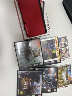 ［動作確認済］ニンテンドー 3DS LL レッド×ブラック本体
