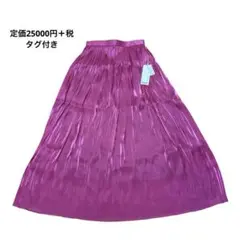 定価25000円タグ付き sacra エアリークリスタルスカート フレアスカートのサムネイル
