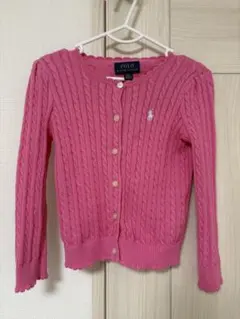 Polo Ralph Lauren ピンクカーディガン 3T