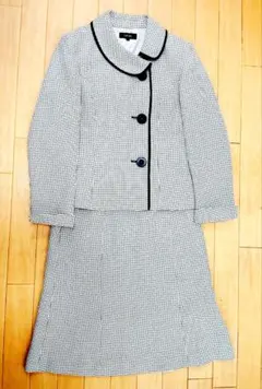 格子柄 スーツ ジャケット スカート フォーマルセット￥9,000→￥3,500