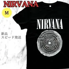【新品】NIRVANA ロックバンドTシャツ Mサイズ rock 半袖 黒 綿