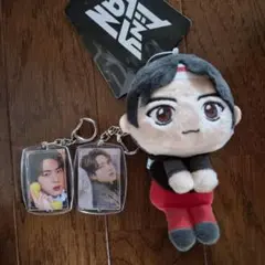 Tiny Tanキムソクジンぬいぐるみ、キーホルダーセット