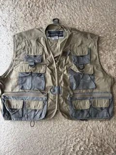 Woods フィッシングベスト ベージュ Mサイズ - メルカリ
