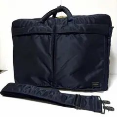 未使用級✨ポータータンカー ビジネスバッグXL 3wayボストン アイアンブルー