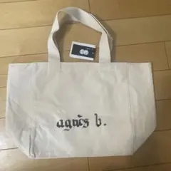 agnès b. アイボリー トートバッグ