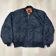 BEAMS リラックスフィット THERMOLITE(R) MA-1 ブラック