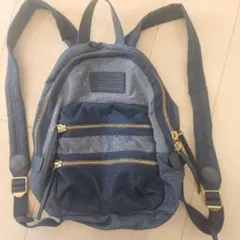 未使用に近い✨ マークジェイコブス リュック デニム 総柄 モノグラム 