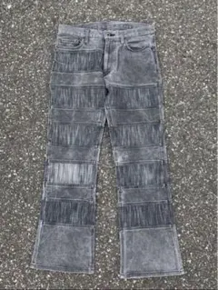 archive y2k グランジ ブーツカット フレアパンツ デニム