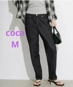 coca　サマーデニムテーパードパンツ　Mのサムネイル