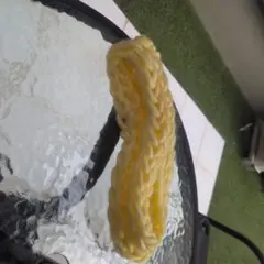 ふわふわ三つ編みマフラー風ハンドメイド