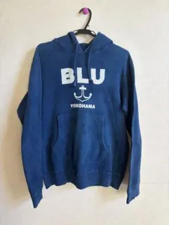 BLUE/BLUE ネイビー フード付きパーカー サイズ3のサムネイル