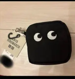 ANYA HINDMARCH×ユニクロ パッカブルバッグ・色/黒