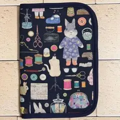 ❣️ユキエモン❣️ドレスメーカー❣️ネイビー❣️クッションマルチ