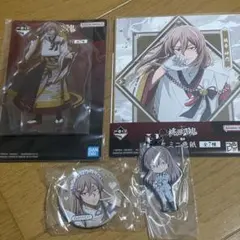 桃源暗鬼 一番くじ 桃寺神門 アクリルスタンド ミニ色紙 ラバーチャーム