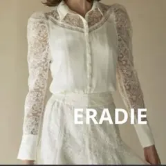 美品✨エラディエレースブラウス Gigot sleeve lace blouseのサムネイル