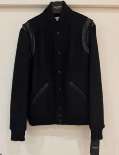 SAINT LAURENT スタジャン ブラック/ホワイト サイズ44 SAINT LAURENT スタジャン ブラック/ホワイト サイズ44 SAINT LAURENT