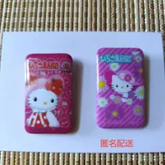 サンリオ　キティ　缶バッジ2個セット