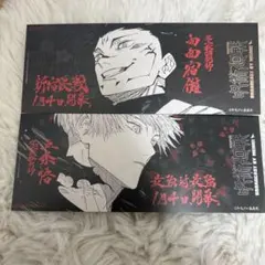 呪術廻戦 25巻 特典 五条悟 両面宿儺 チケット風しおり ブックマーカー