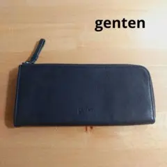 美品✨genten ゲンテン トスカ L字ファスナー長財布 本革財布