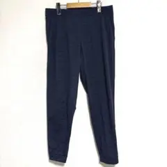 N3 ユニクロ　ウルトラストレッチアクティブアンクルパンツ　ネイビー/ L