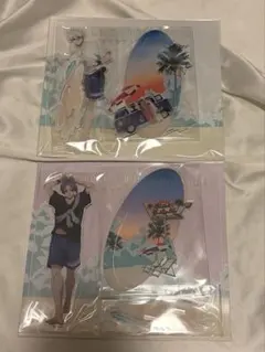 ブルーロック シーサイド 文房具カフェ 凪誠士郎 御影玲王 アクリルジオラマ